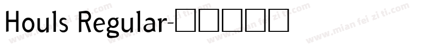 Houls Regular字体转换